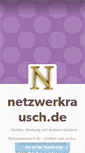 Mobile Screenshot of netzwerkrausch.de